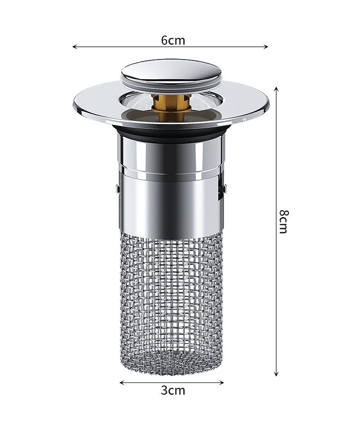 🔥Bathroom Sink Stopper Hair Catcher, Bathroom Sink Drain Strainer ( BUY 1 GET 1 FREE)