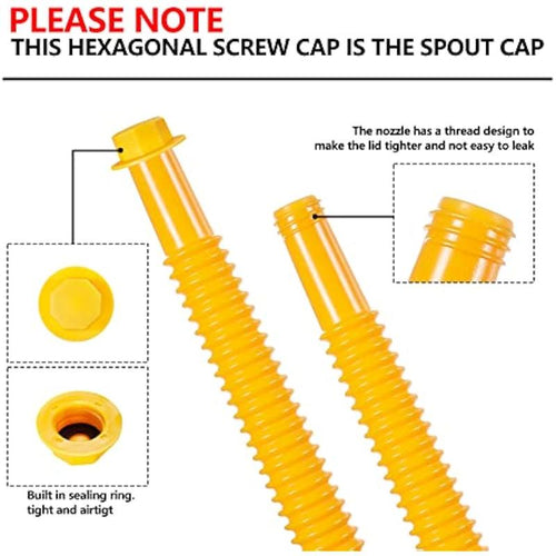 Replacement Gas Can Spout With Flexible Nozzle