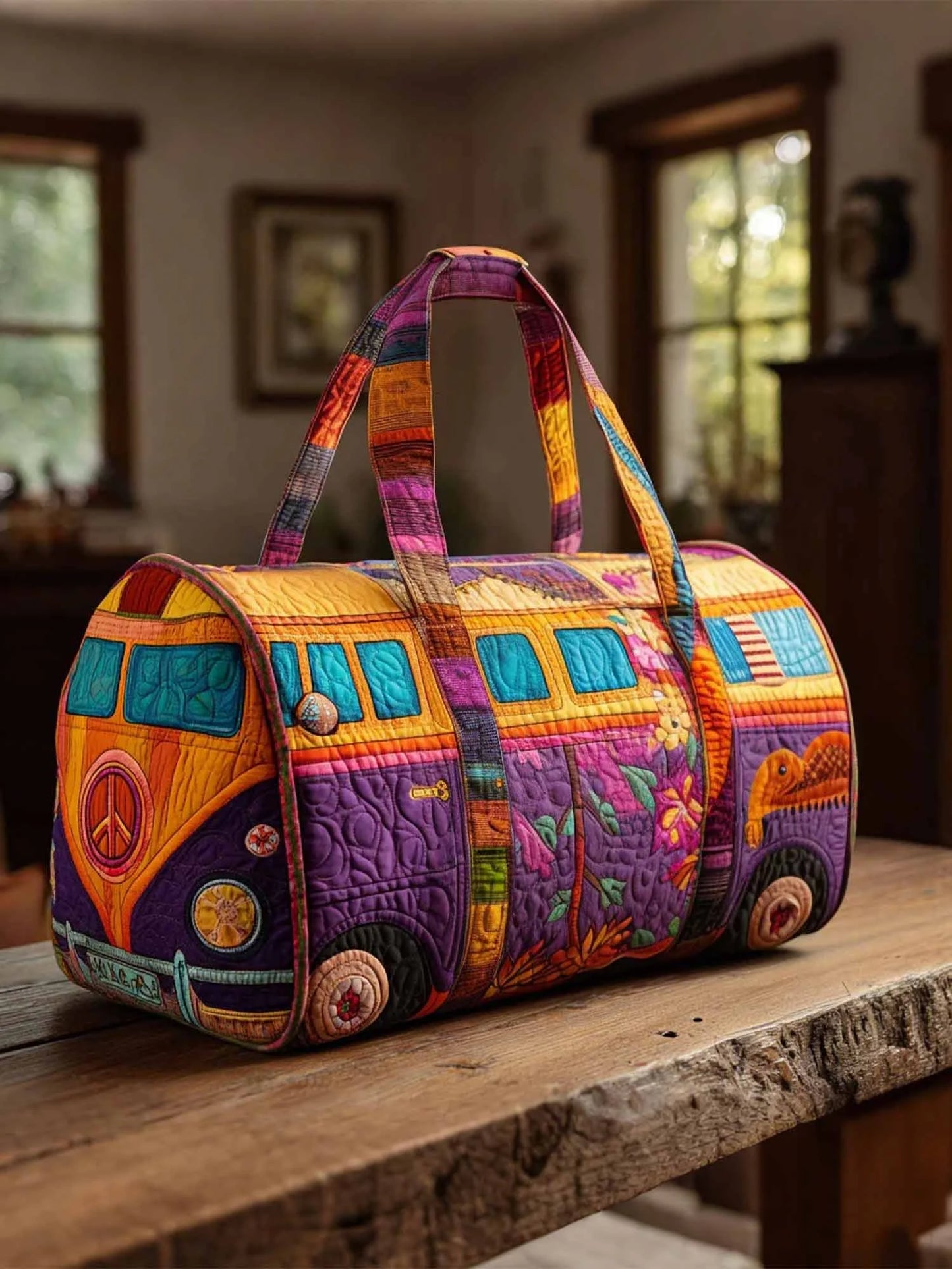 Timeless Traveler Quilted Duffle Bag