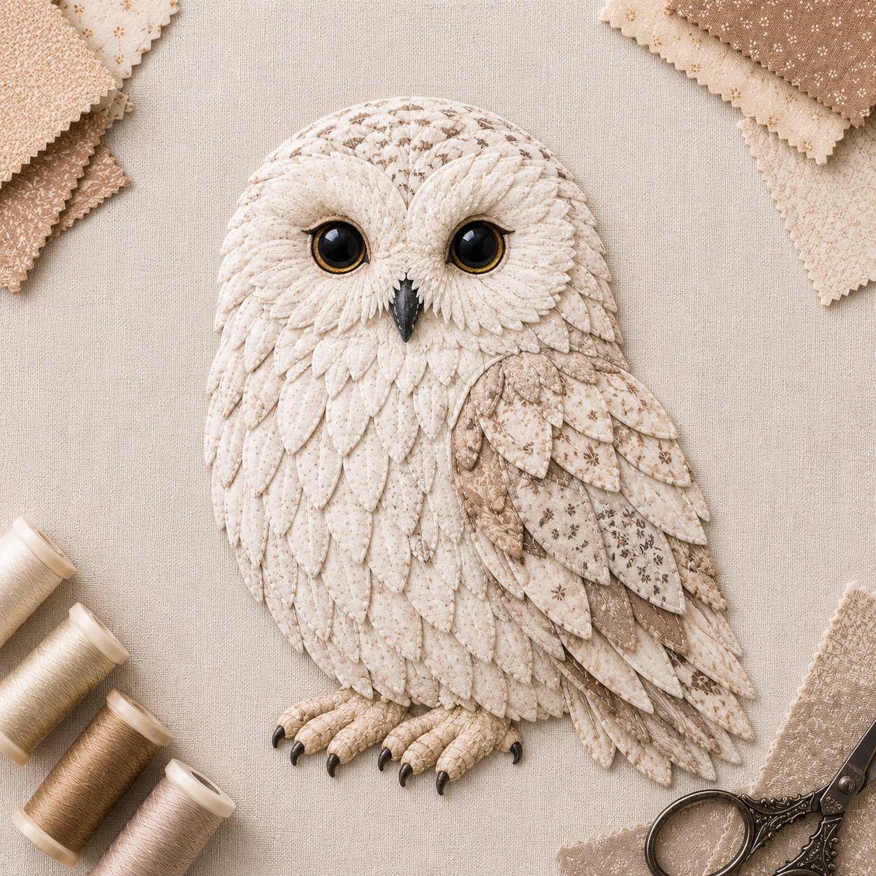 🧵 Beginner Friendly ✨ 3D Patchwork Bird DIY Craft Kit – Create a Layered Fabric Bird Worth Displaying
