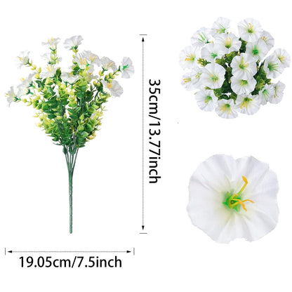 UV resistant artificial outdoor flowers