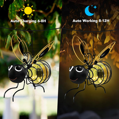 🏆 50K+ SOLD! Almost Gone-⚡🔥Outdoor Hanging Solar Bee Light