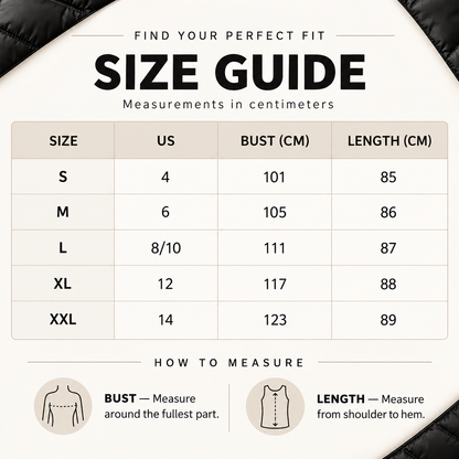 Women's Long Hooded Puffer Vest