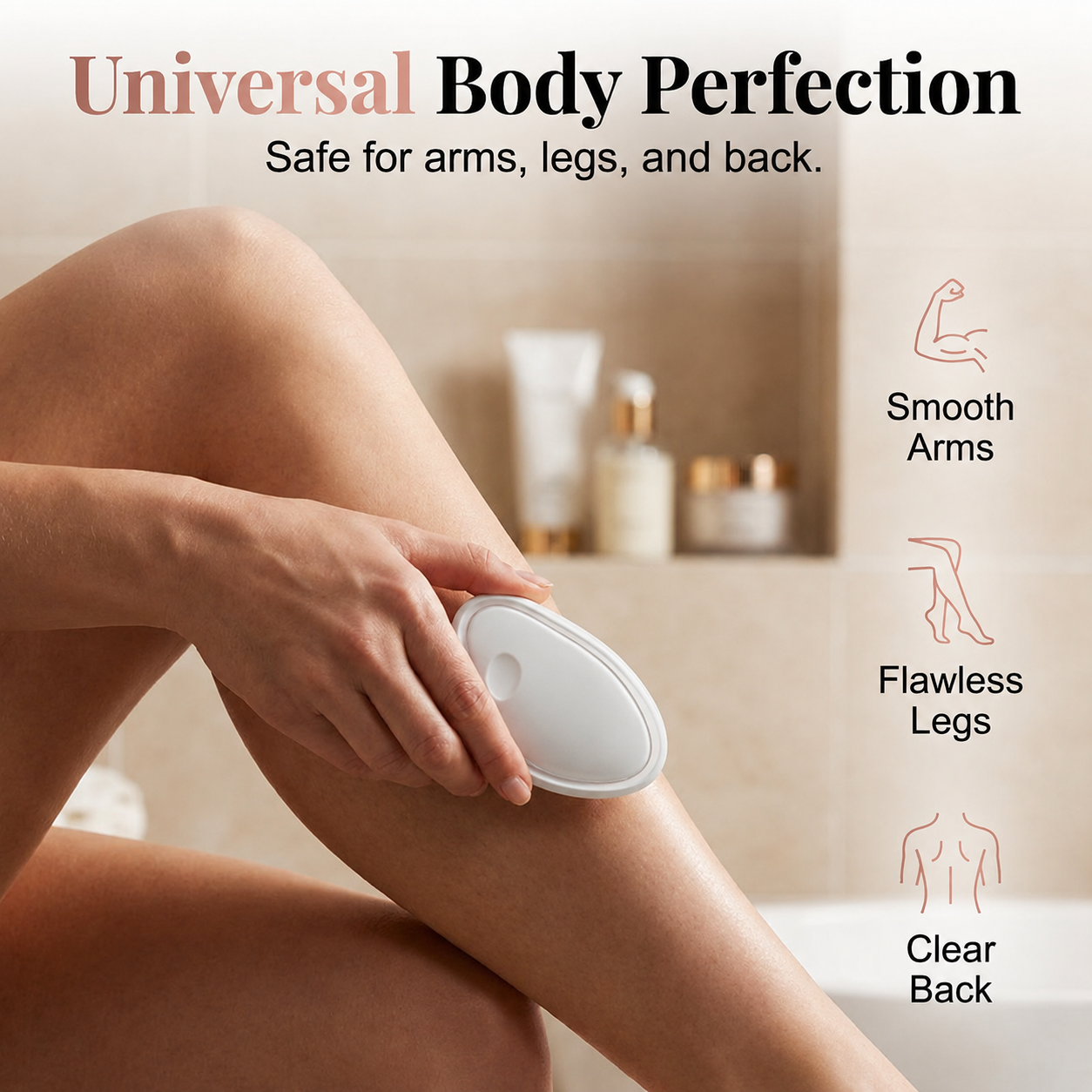 🥳2026 HOT SALE🥳💞50K+ SOLD!🔥Ergonomic Hair Removal Tool with Protective Cover