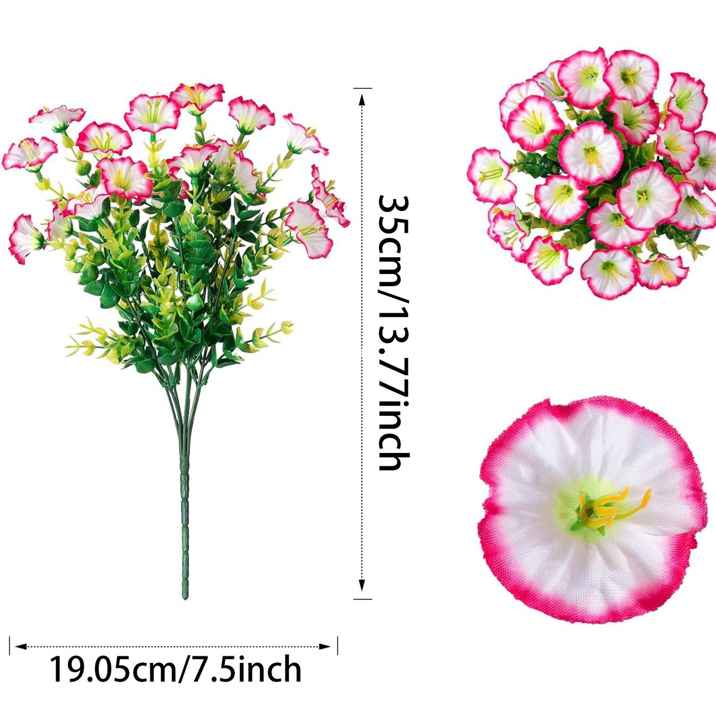 UV resistant artificial outdoor flowers