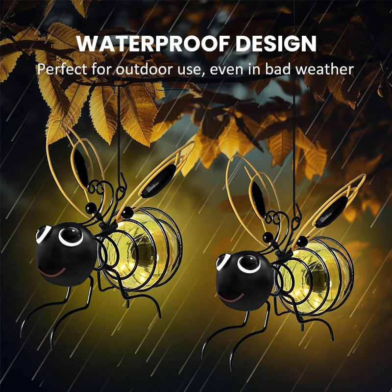 🏆 50K+ SOLD! Almost Gone-⚡🔥Outdoor Hanging Solar Bee Light