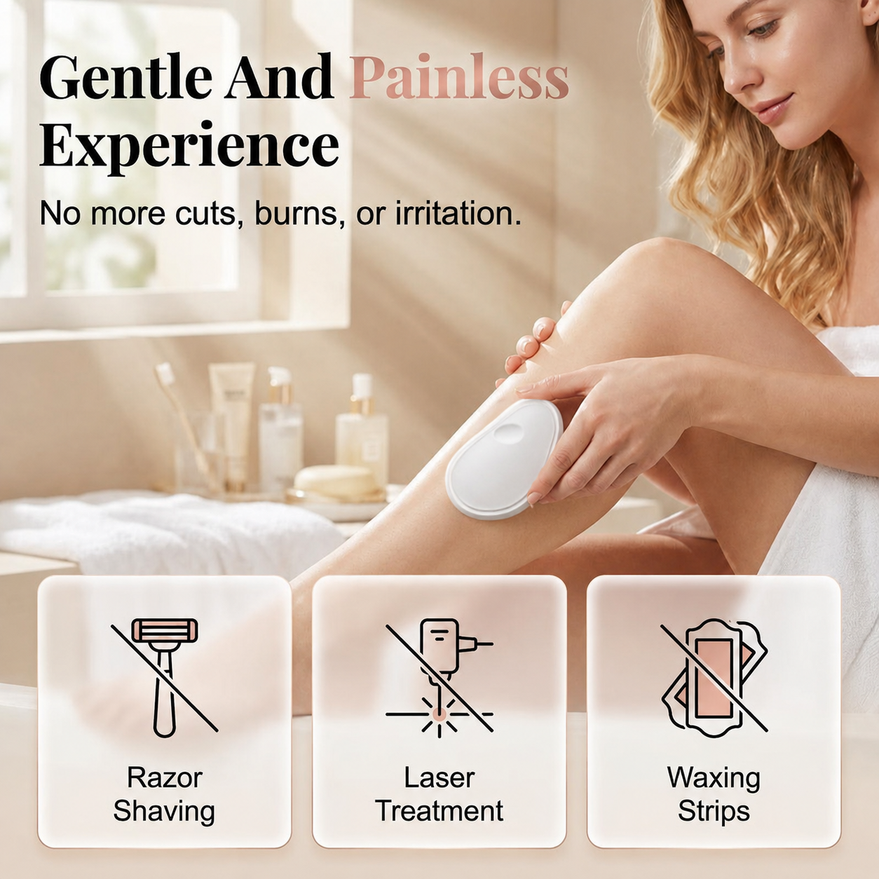 🥳2026 HOT SALE🥳💞50K+ SOLD!🔥Ergonomic Hair Removal Tool with Protective Cover