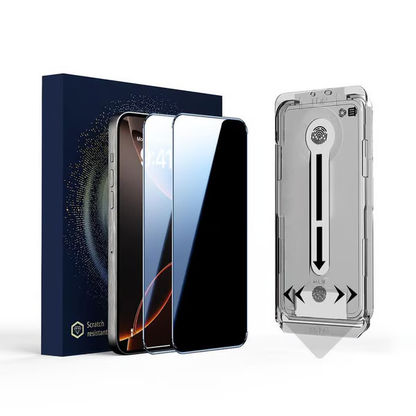 🔥Luxury Privacy Screen Protector for iPhone- Fingerprint Proof, Scratch Resistant