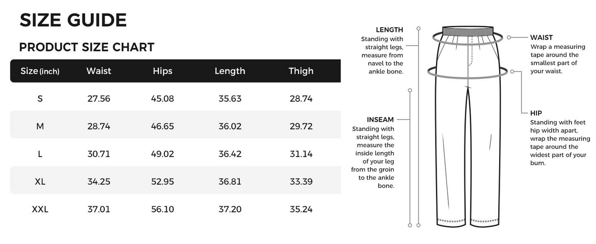 尺码表