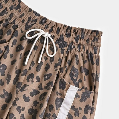 Women's High Waist Printed Wide Leg Sweatpants