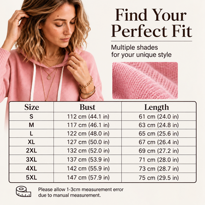 Women's Casual Hooded Knit Sweater