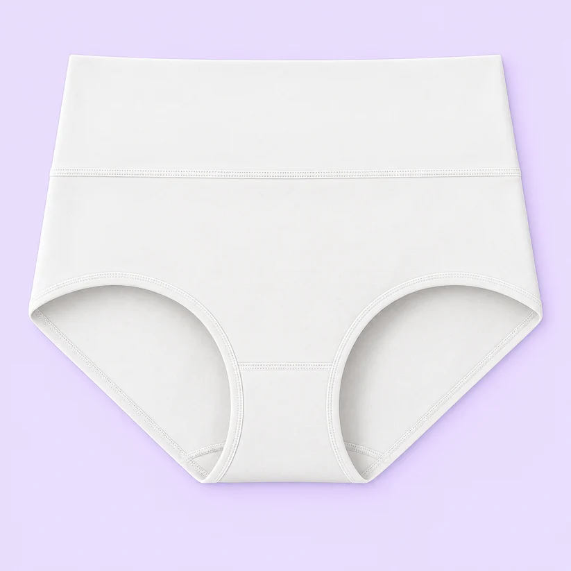 High-Waisted Full Coverage Cotton Briefs