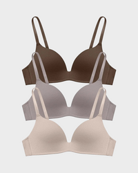Dark Brown+Warm Gray+Light Beige