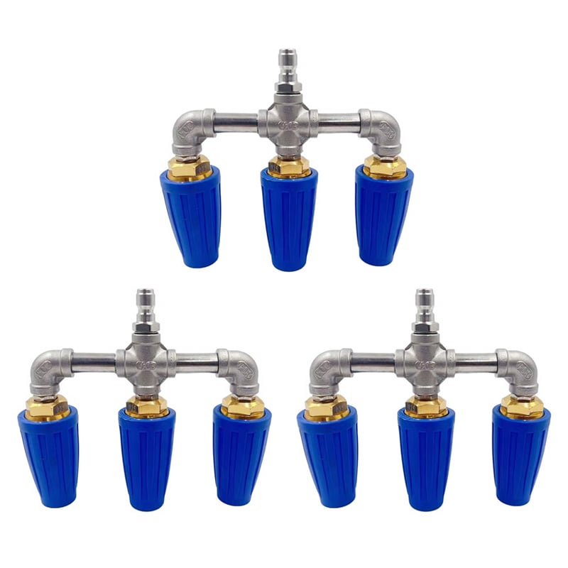 3 pcs - Triple-Nozzle Turbo