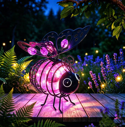 🌙🍃🪴 LIMITED-TIME 50% OFF! Hanging Solar Bee Light – Warm Amber Glow, Flicker-Free, Perfect for Garden Parties, Camping, or Kids’ Rooms – Spread Joy Day and Night 🌞🌜