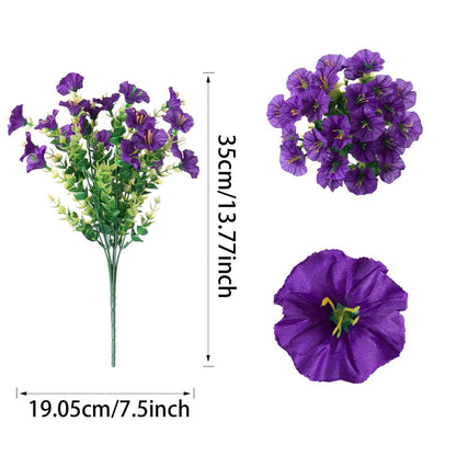 UV resistant artificial outdoor flowers