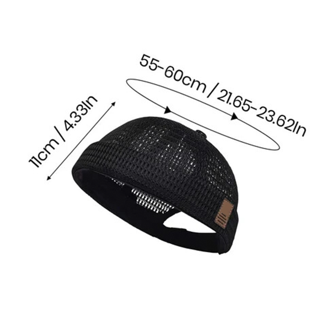 Lightweight Breathable Mesh Brimless Cap