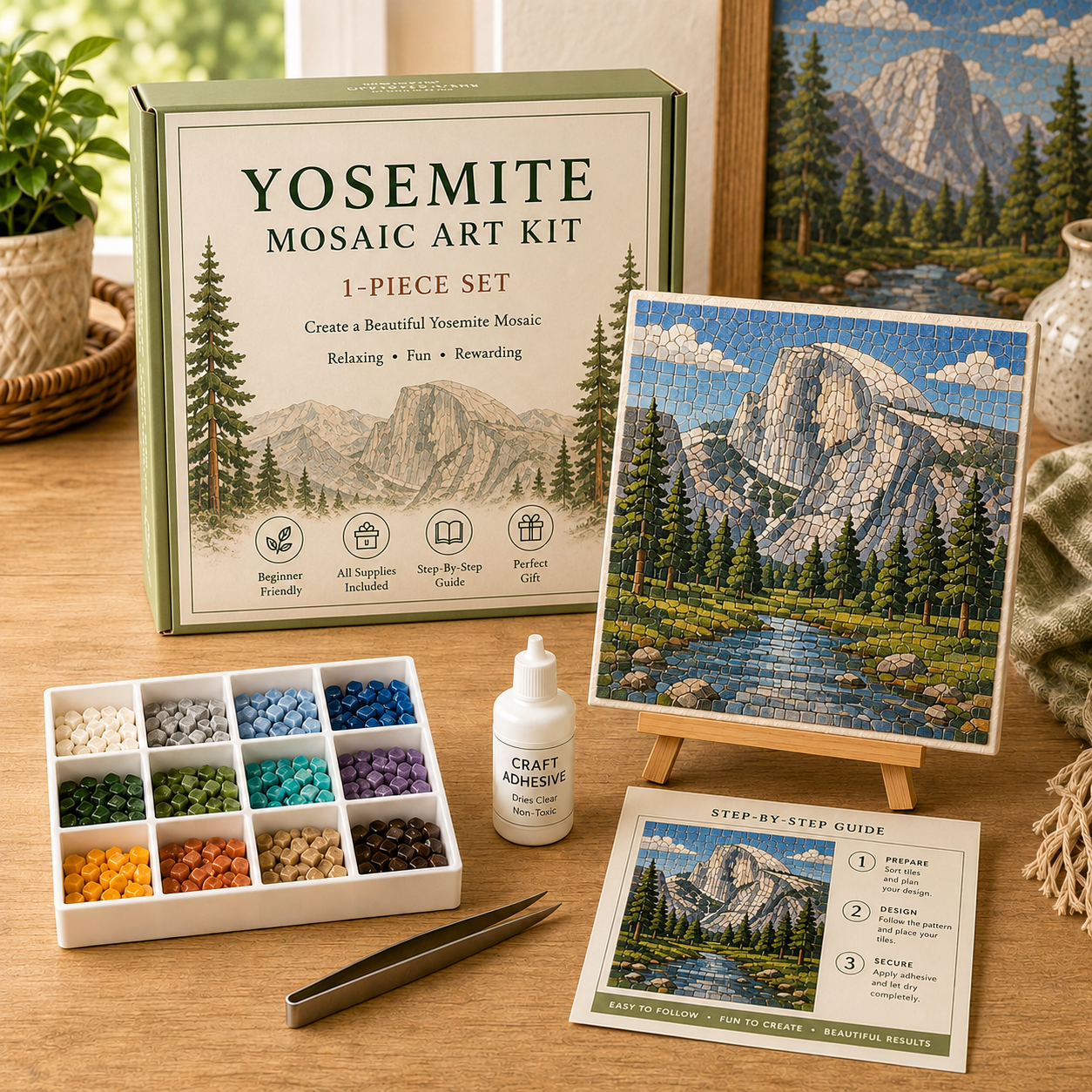 🏞️ America’s National Parks Sea Glass Art Kit