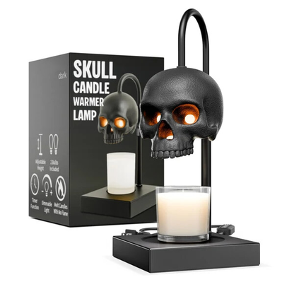 Gothic Skull Candle Warmer Lamp