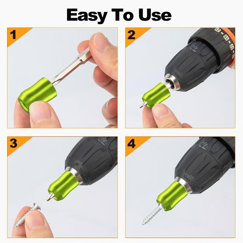 🔥 🛠️ Stop Dropping Screws – Magnetic Ring Upgrade for Any Bit