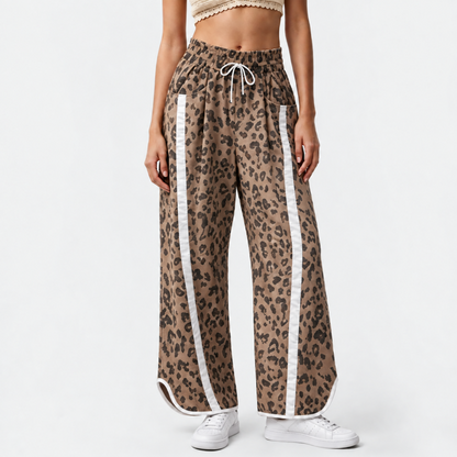 Women's High Waist Printed Wide Leg Sweatpants