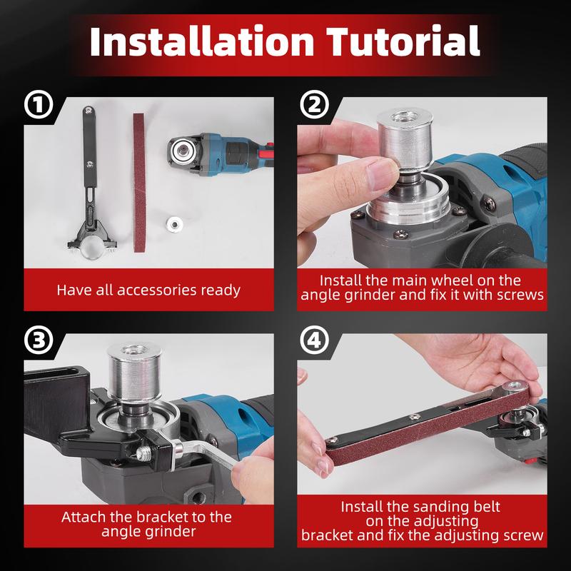 Trysoviren® Angle Grinder Belt Sander Attachment