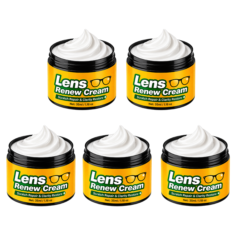🔥Lens Scratch Repair Cream Set with Sponge for Glasses Goggles Face Shields and Helmet Visors
