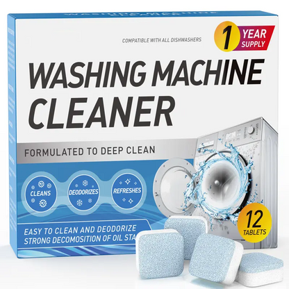 Washing Machine Cleaner Descaler 12 Pack