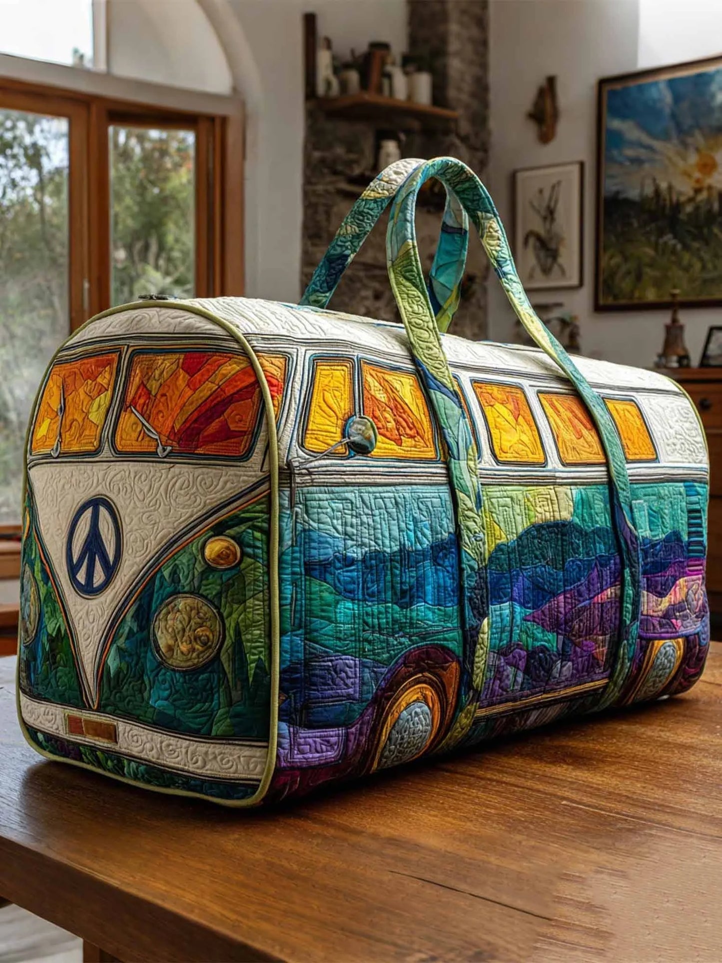Freeway Dreams Quilted Duffle Bag