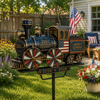 USA 250 “Liberty Express” Train Garden Wind Spinner
