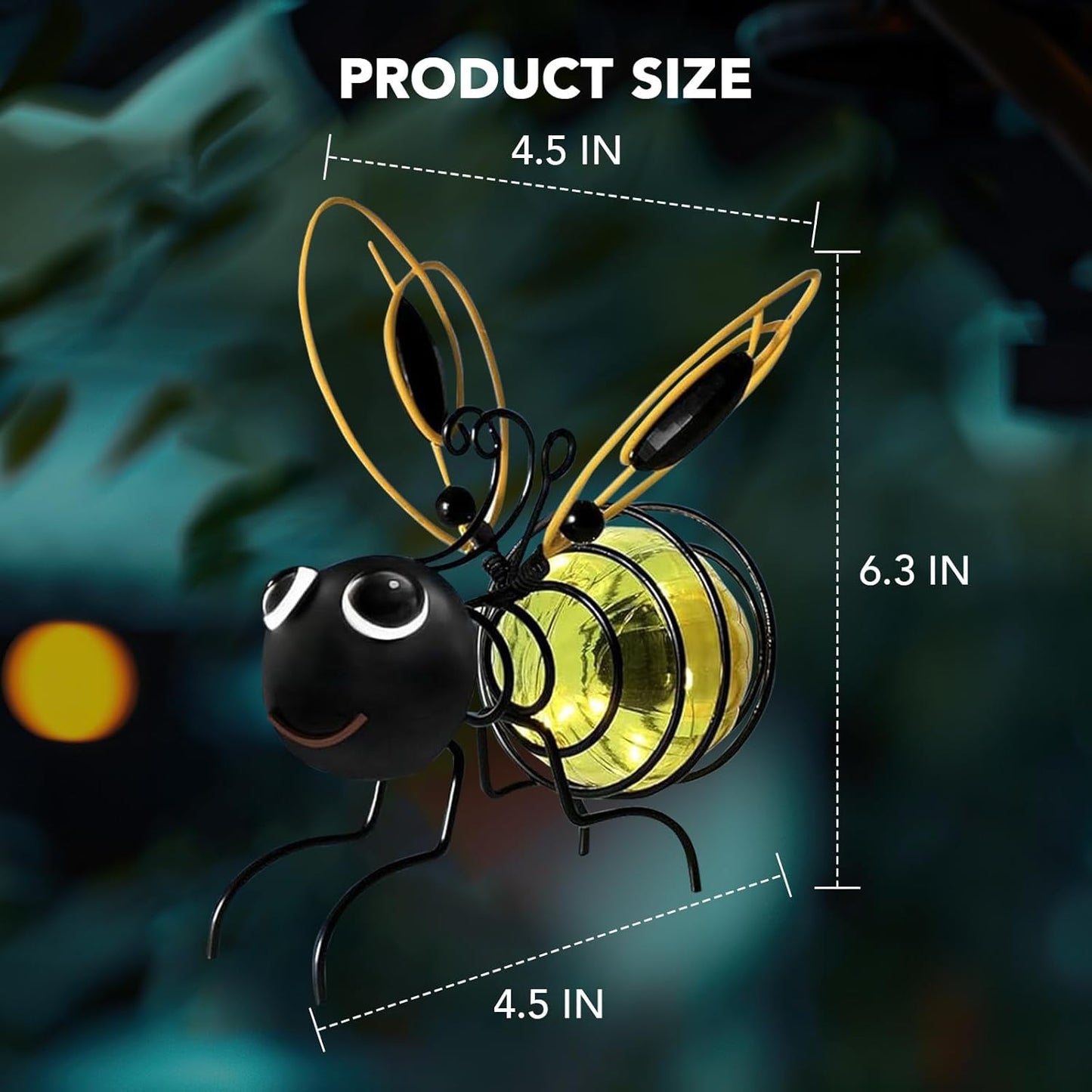 🏆 50K+ SOLD! Almost Gone-⚡🔥Outdoor Hanging Solar Bee Light