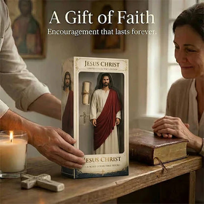 Handcrafted Jesus Figure – A Daily Reminder of Faith, Peace & Comfort