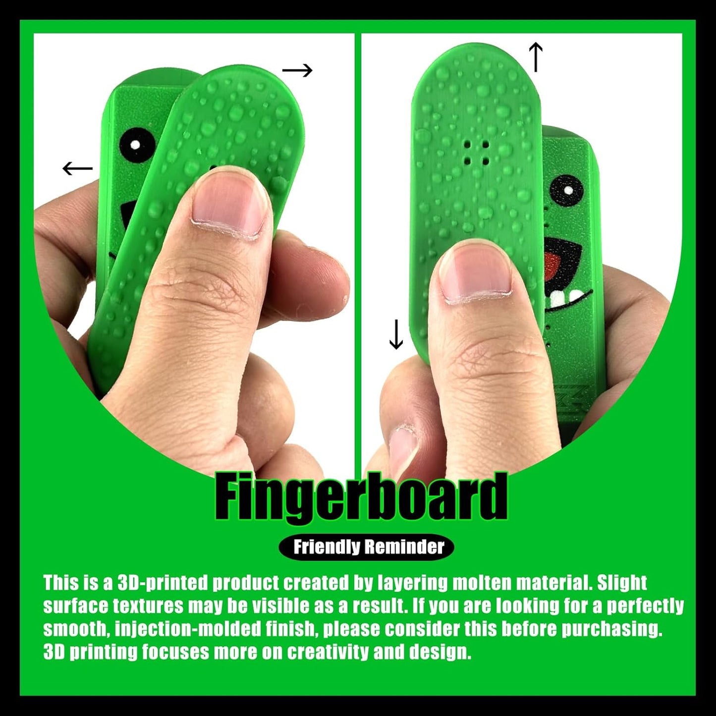 FingerSkateboard 1+1 FREE: Magnetic Finger Skateboard Fidget Toy
