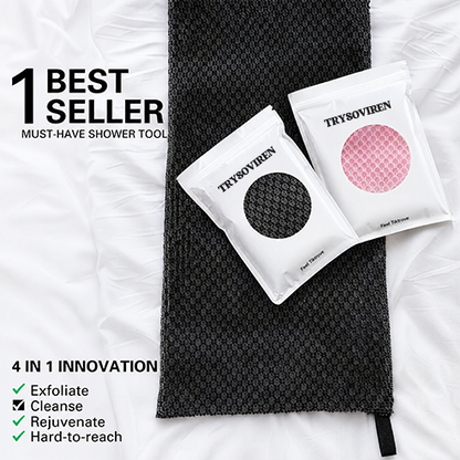 Trysoviren Exfoliating Antibacterial Shower Towel
