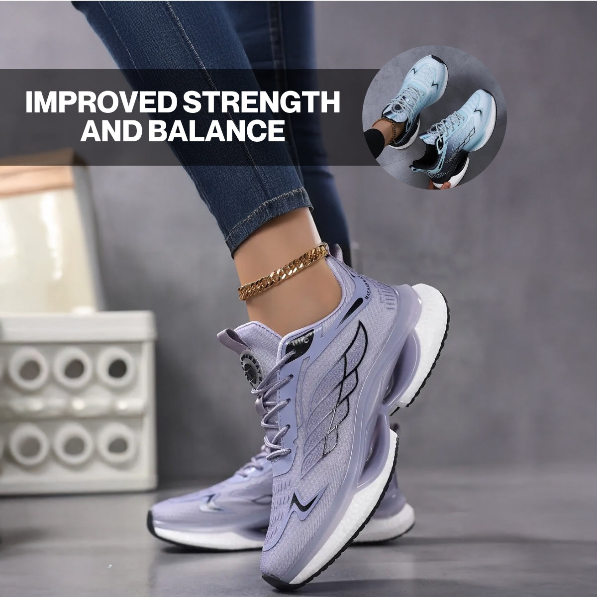 Hands Free and Supportive Walking Shoes