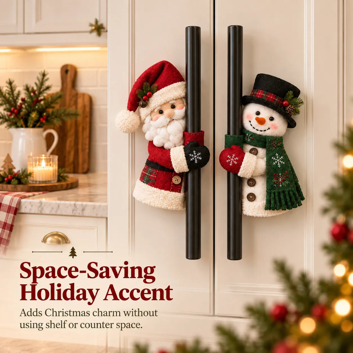 ☃️🎅Christmas Santa & Snowman Handle Huggers