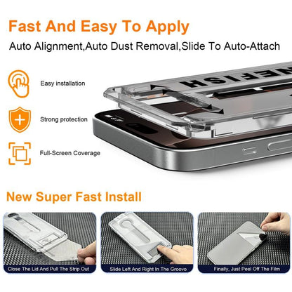 🔥Luxury Privacy Screen Protector for iPhone- Fingerprint Proof, Scratch Resistant