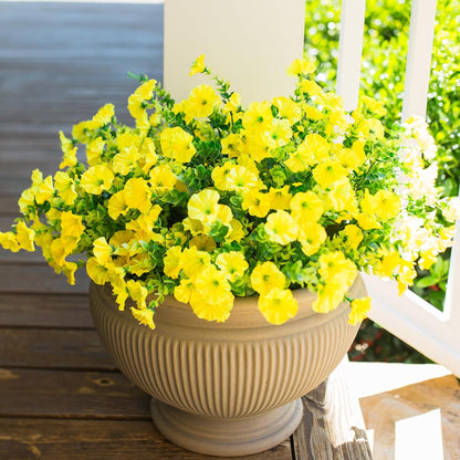 UV resistant artificial outdoor flowers