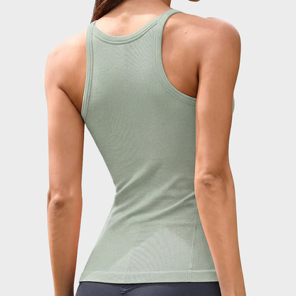 Built-In Bra Racerback Sports Cami Top