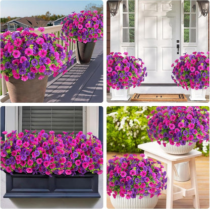 UV resistant artificial outdoor flowers
