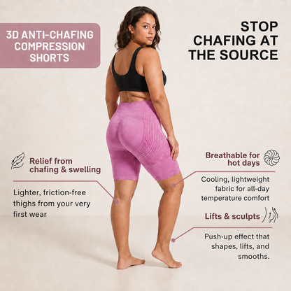 Anti-chafing 3D-short Legging