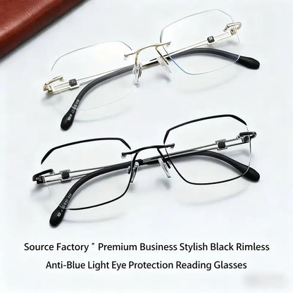 🏆🏆HD Blue Light Filtering Reading Glasses, Premium Anti-Blue Light Lenses