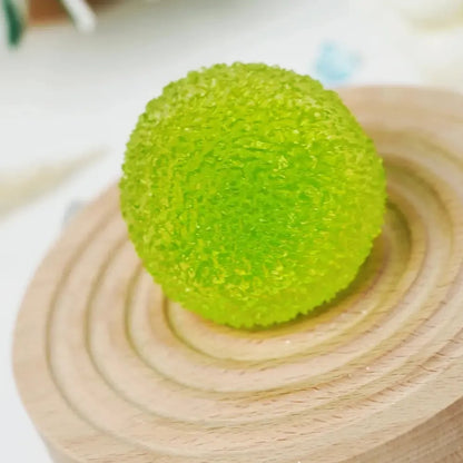 🔥✨Handcrafted Crystal Mochi Ball Squishy Toy – Soft TPR Stress Relief Fidget 💖