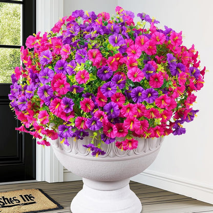 UV resistant artificial outdoor flowers