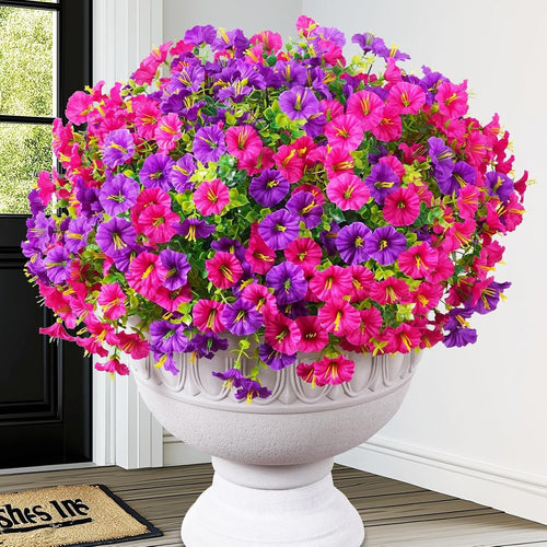 UV resistant artificial outdoor flowers