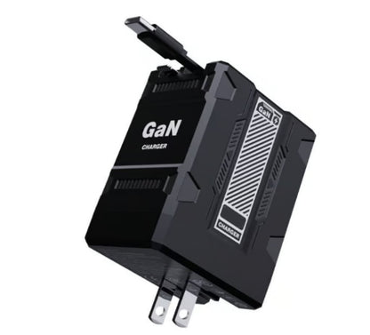 2-in-1 GaN Trysoviren 3.0  Charger with Retractable Cables