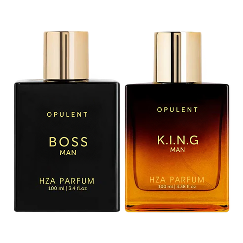Gentlemen’s Fragrance Set with BOSS MAN Perfume & K.I.N.G. MAN Aroma.