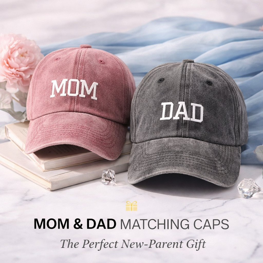 🔥Matching Mom Dad & Mini Caps 🎁Best Gifts for Mother's Day & Father's Day