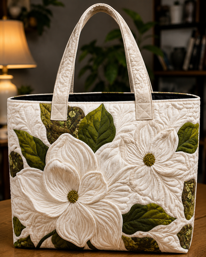 Handmade Crochet Flower Tote Bag