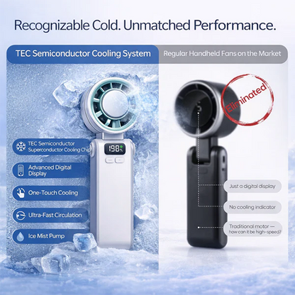 Cooling Ice Handheld Fan